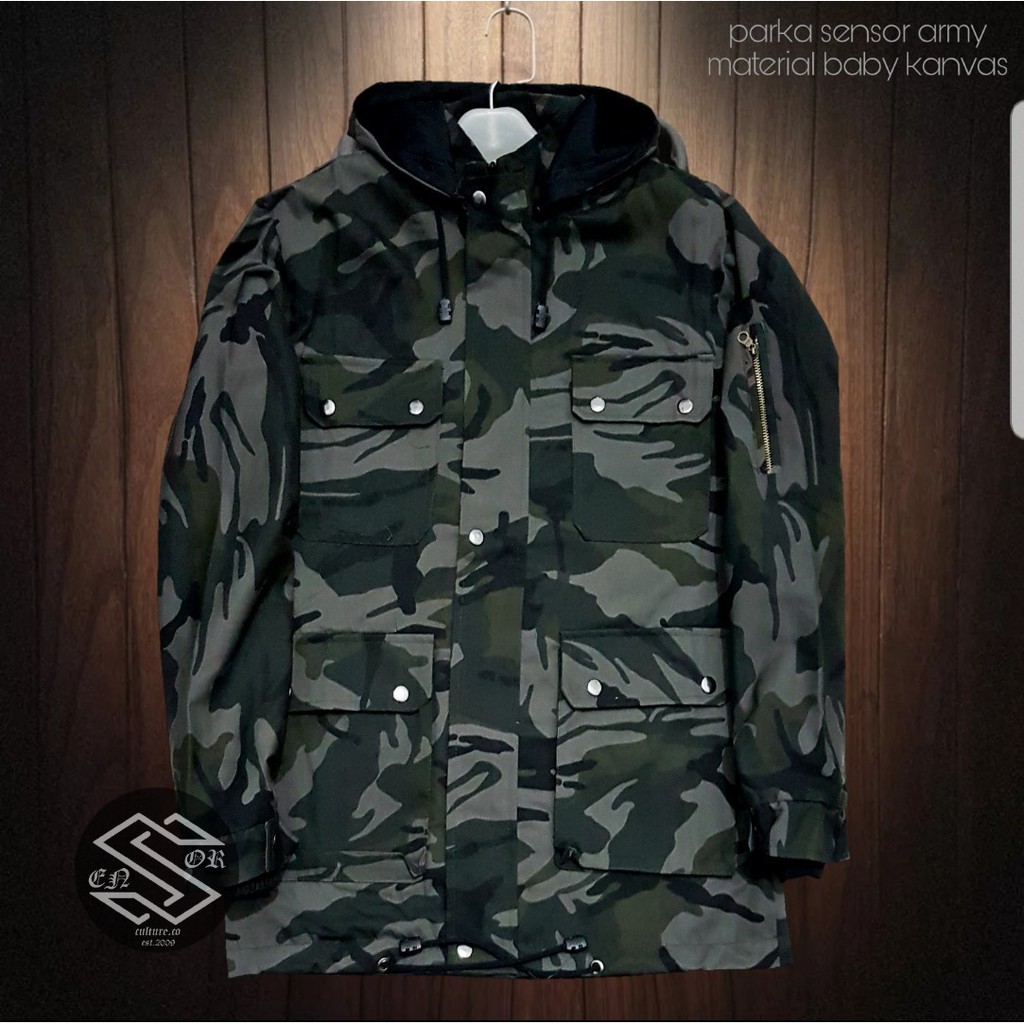 500+ Model Jaket Motif Army HD