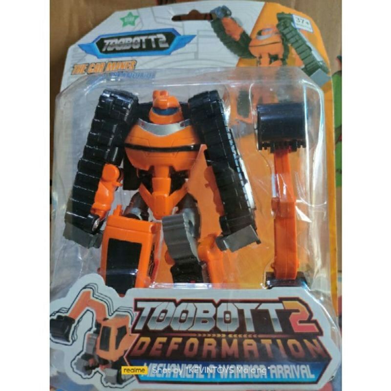 mainan mobil KONTRUKSI bisa berubah menjadi robot / ST 24 RB 33 TOOBOTT 2 DEFORMATION