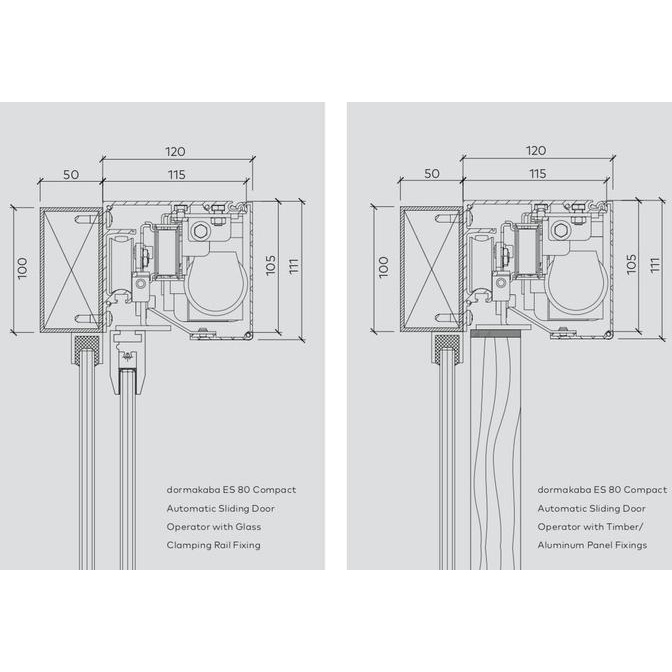 Dorma Es 80 Compact Automatic Sliding Door