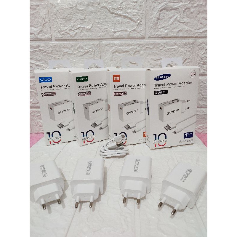 MINIGO~CHARGER CASAN 5G FOR SAMSUNG - OPPO - VIVO - XIAOMI - REALME USB MICRO