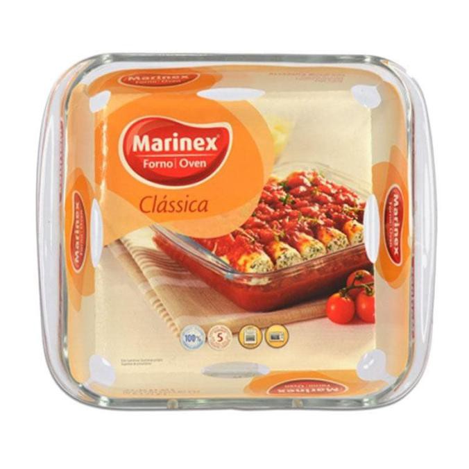 SALE LOYANG PIRING KACA MARINEX 22CM SEGI EMPAT 1.8L PYREX PIREX MICROWAVE