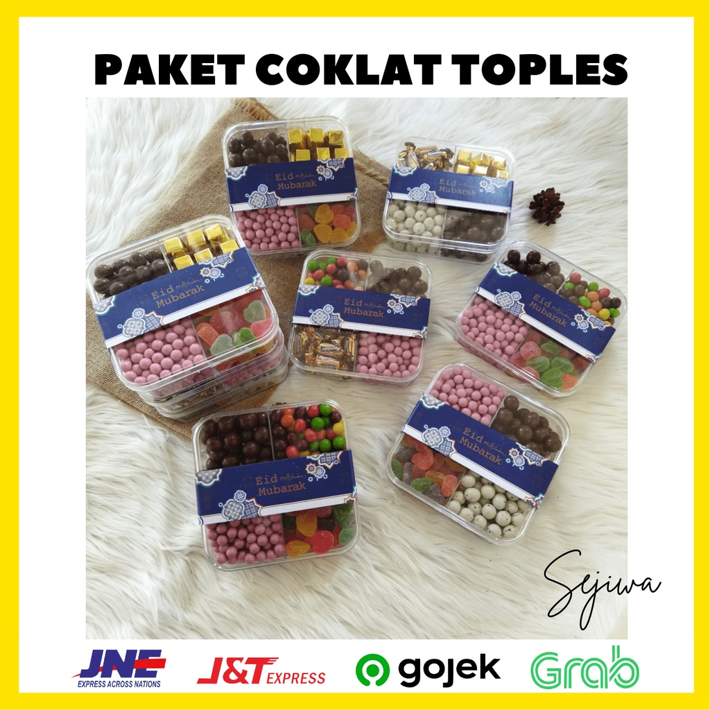 

Paket Coklat Cokelat Lebaran Murah Lagie Toples Sekat 4 Hampers Parsel Parcel Permen Coklat Yupi Alpenliebe Hari Raya Lagi'e Legi'e