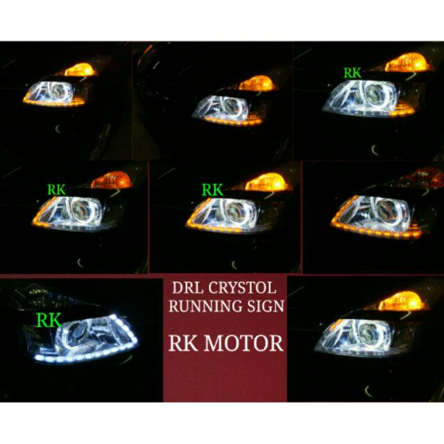 LAMPU LED ALIS DRL DAN SEIN CRYSTAL AES | LAMPU ALIS DAN SIGN DRL CRYSTOL |