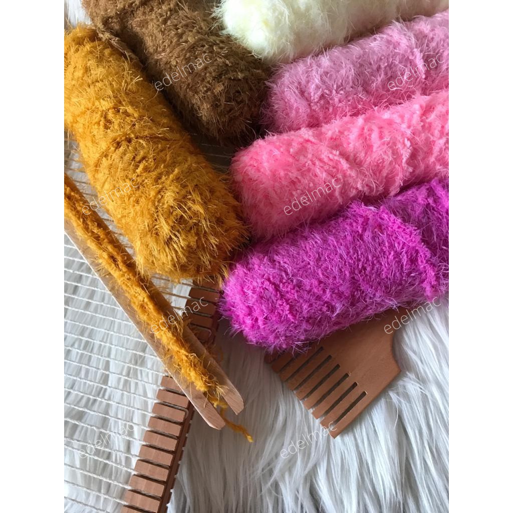 Tali Benang Rajut Bulu Halus Import Cashmere Plush Yarn