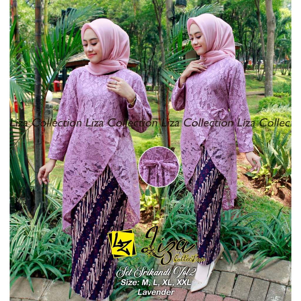 LIZ&gt; NEW SRIKADI &gt; BAJU KEBAYA KEBAYA BRUKAT / KEBAYA SRIKANDI / BAJU KEBAYA MODERN / PAKAIAN PESTA