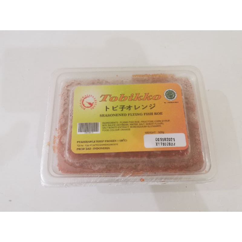 

Tobiko orange @500g telur ikan terbang flying fish Roe