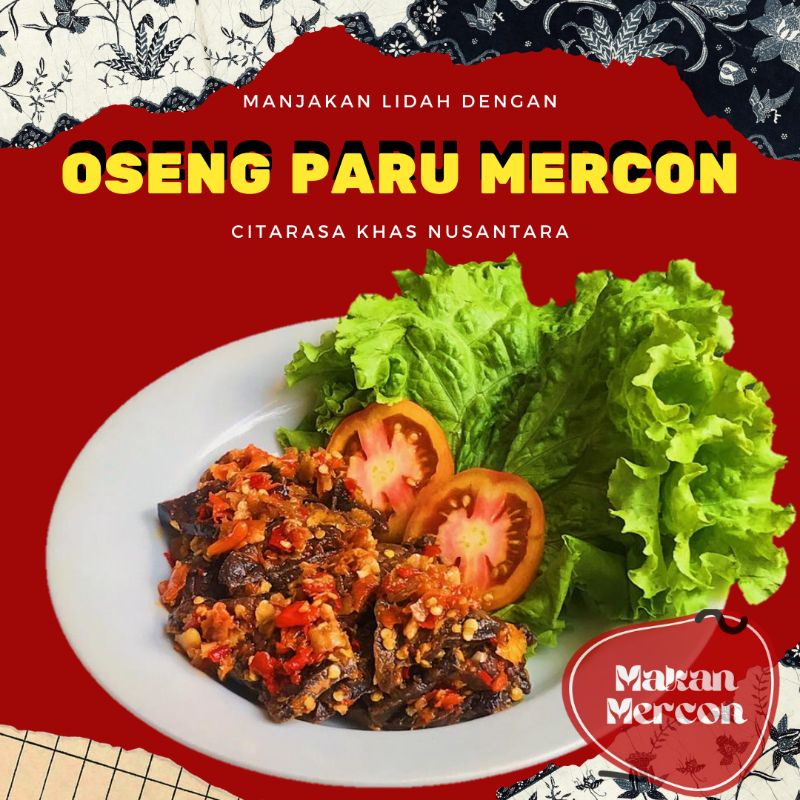 

oseng paru sambal mercon daun jeruk 1/4 kilo