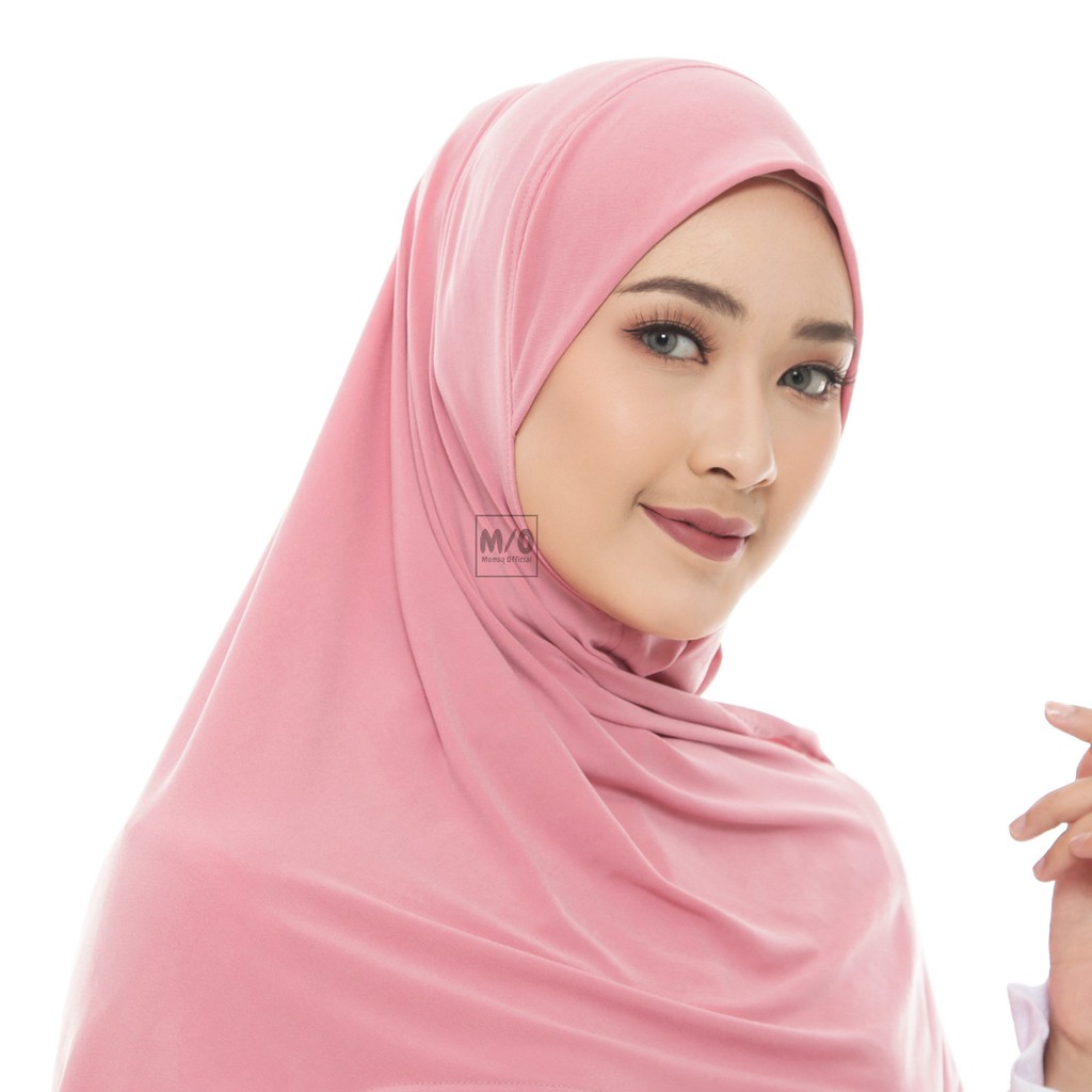 Salma Jilbab Instan Jersey Polos Premium 3 In 1