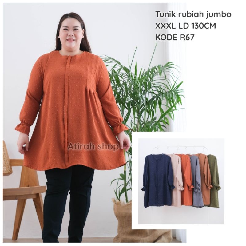 Tunik jumbo wanita Ld130cm R67