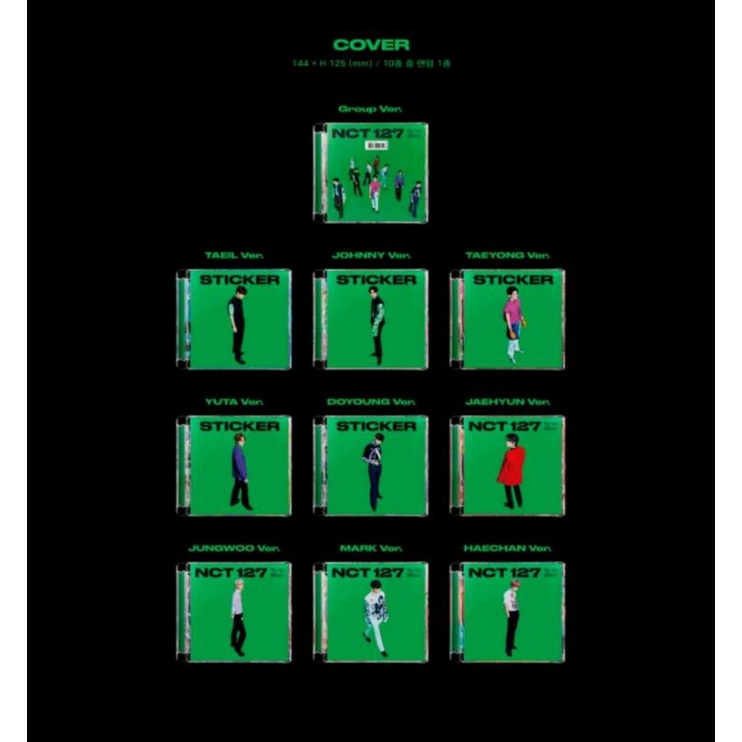 [ OPEN PO ] NCT 127 - Sticker (Jewel Case Ver.) 3rd ALBUM + POSTER