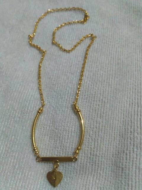 Kalung Replika emas 24k,cantik, persis seperti aslinya, bisa disepuh