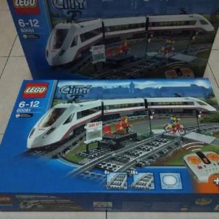  Lego  city mainan kereta  api high speed passenger train 