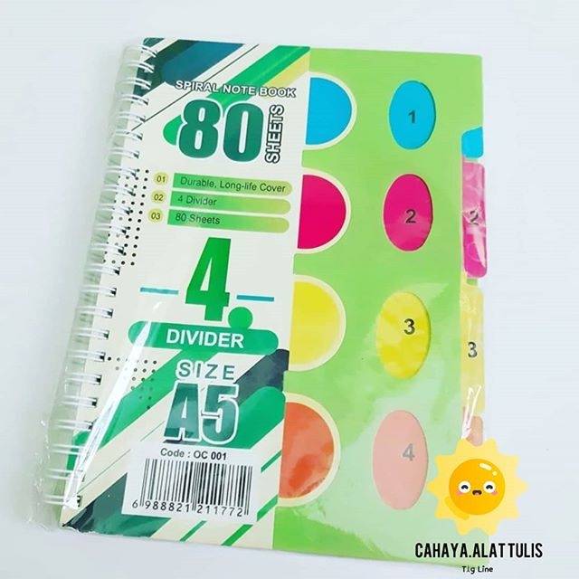 

BUKU CATATAN KULIAH / SPIRAL NOTE BOOK