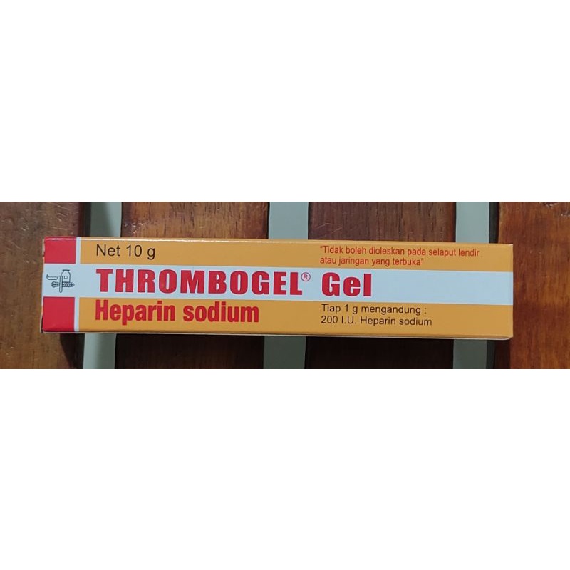 Thrombogel Gel 10 Gram / Mengatasi Pembengkakan / Pembekuan Darah