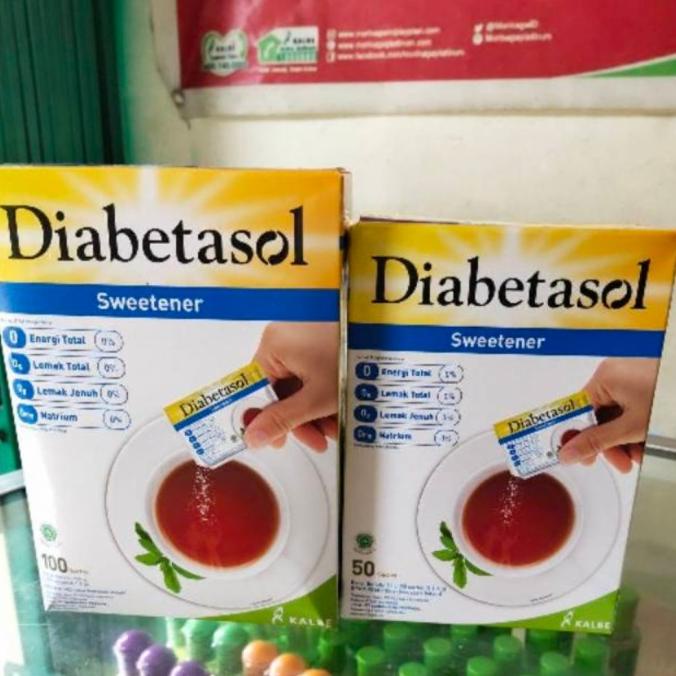 

Promo Awal tahun Diabetasol sweetener 50 /100 sachet Promo Awal tahun