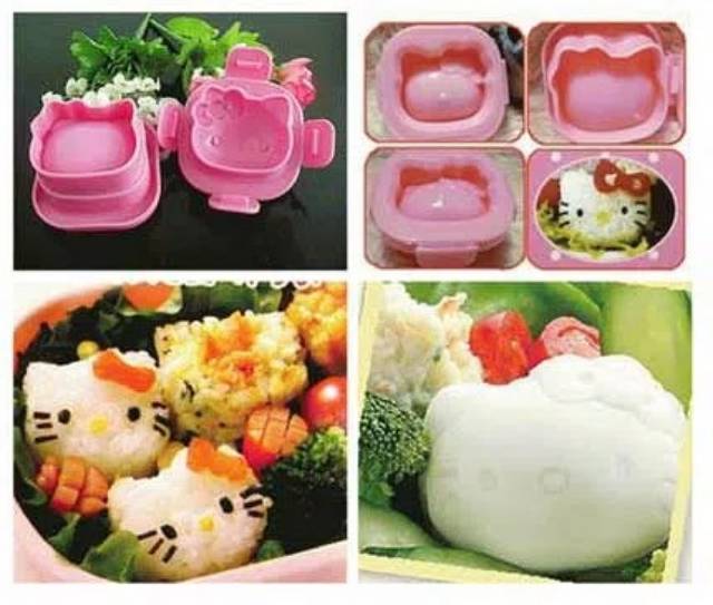 Cetakan nasi telur rice egg mold hello kitty cetakan bento kitty