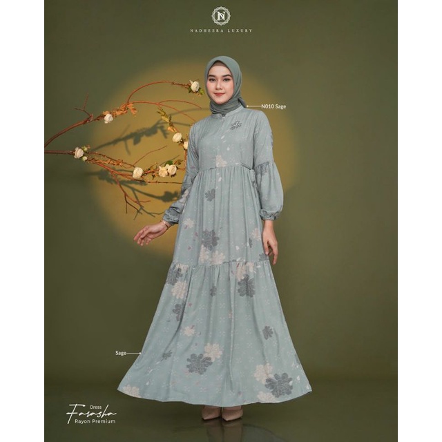 FARASHA DRESS NADHEERA LUXURY ORIGINAL TERBARU TERLARIS JUNI 2022