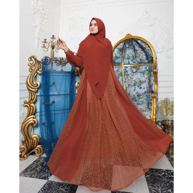 ZAIDA SYARI BY MARIANI FASHION/GAMIS ORIGINAL MARIANI SYARI