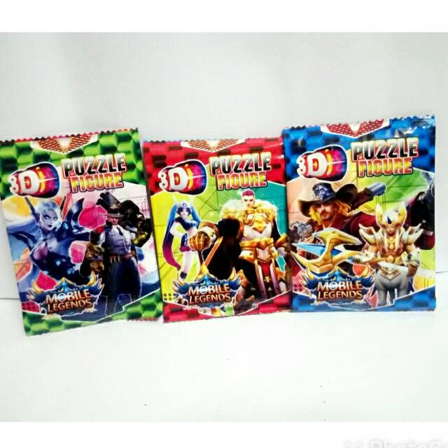 DIY Mainan Puzzle 3D Mobile Legend Kemasan