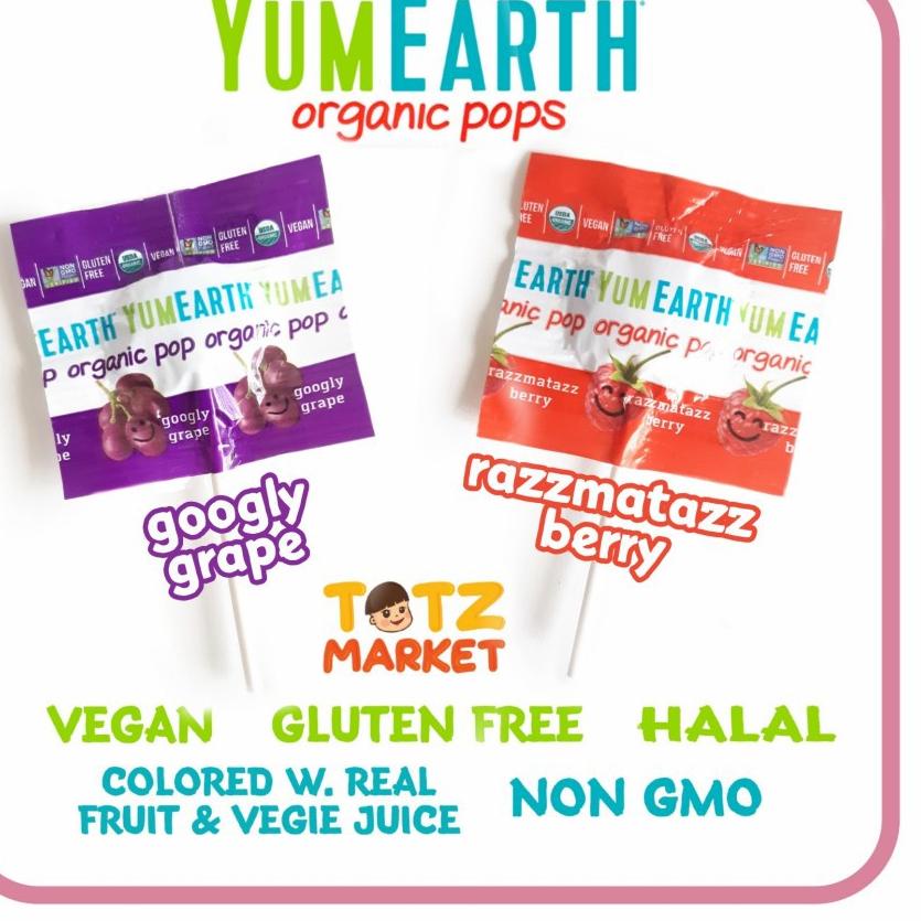 

aplu YUMEARTH Organic Pops (8 Mix Flavors) BEBAS PILIH RASA hprg223