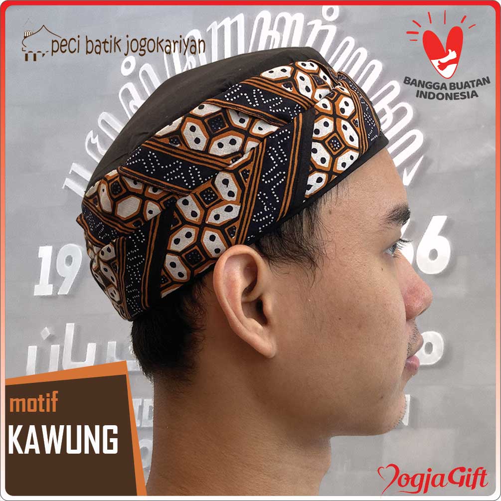 Peci Batik Jogokariyan Motif Kawung