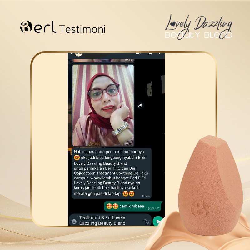 B ERL Lovely Dazzling Beauty Blender