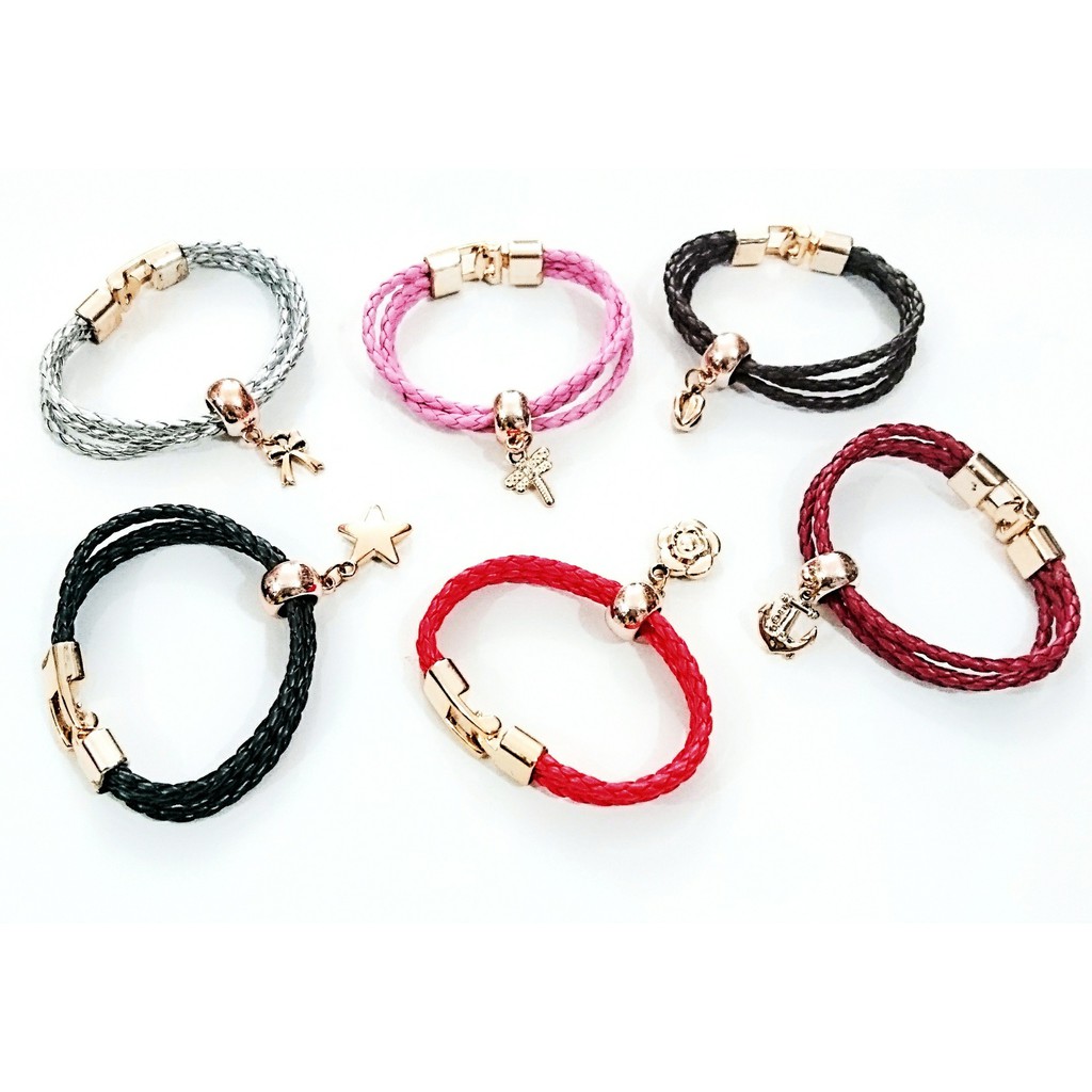 gelang tali kepang gold antique kgol