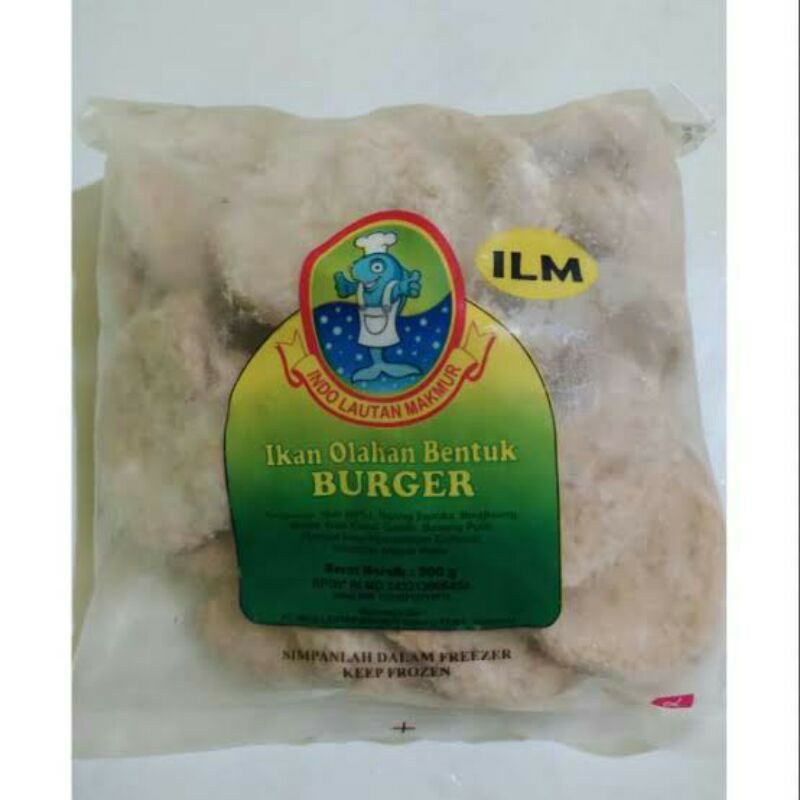 

Frozen food gepeng / ikan olahan bentuk burger