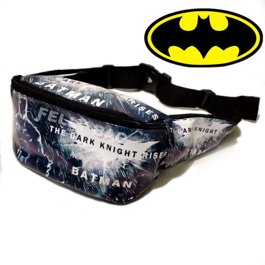 NIQABIS WAISTBAG ANAK LAKI TAYO TOBOT SPIDERMAN BATMAN ULTRAMAN TAS SELEMPANG ANAK COWOK MURAH