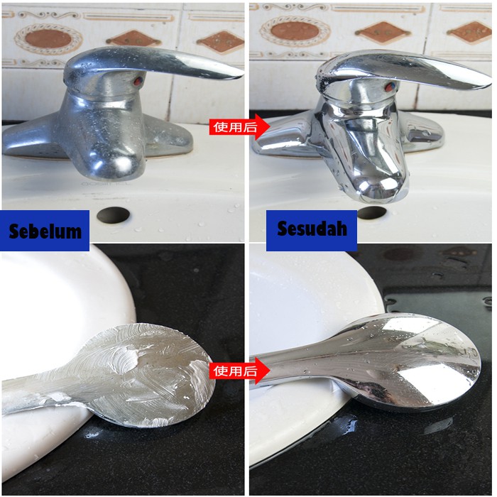 PEMBERSIH TEFLON WAJAN OVEN LOGAM STAINLESS STEEL DAPUR  BER KERAK GOSONG ACTION KLEAN CRUST CLEANER