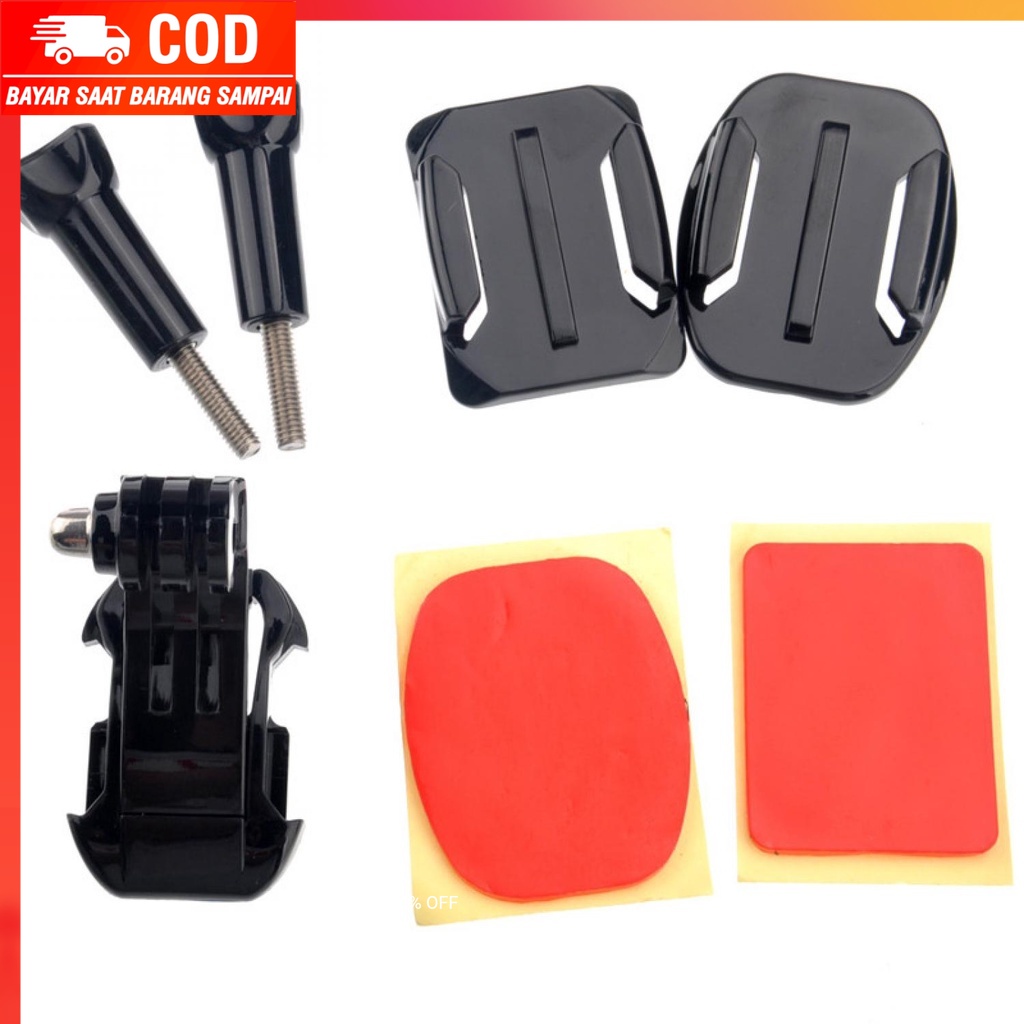 (100% BARANG ORI) TaffSPORT Helmet Front Mount Xiaomi Yi / Xiaomi Yi 2 4K / GoPro GP19