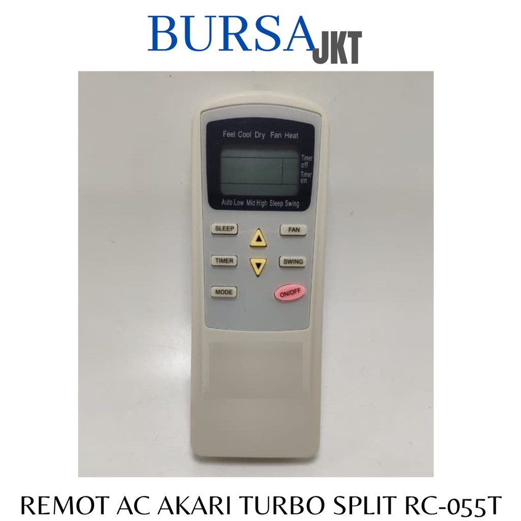 REMOTE AC AKARI TURBO COOL RC-055T SPLIT INVERTER