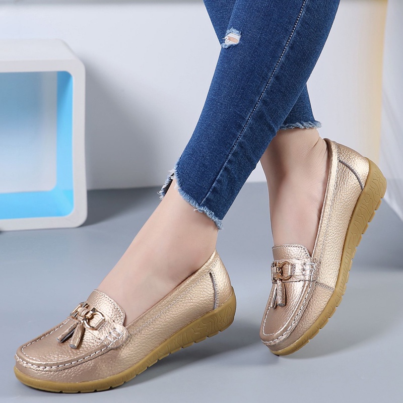 Sepatu Flat Wanita Loafers slip on wanita Kerja Import  KULIT SINTETIS PREMIUM  Flatshoes Sepatu  Formal uk 36~41