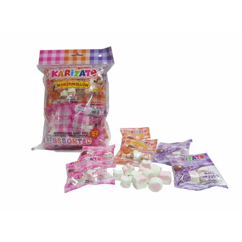 PUSAN KARIZATO MARSHMALLOW 1'S SNACK JELLY GOODIE BAG ULTAH HAMPERS