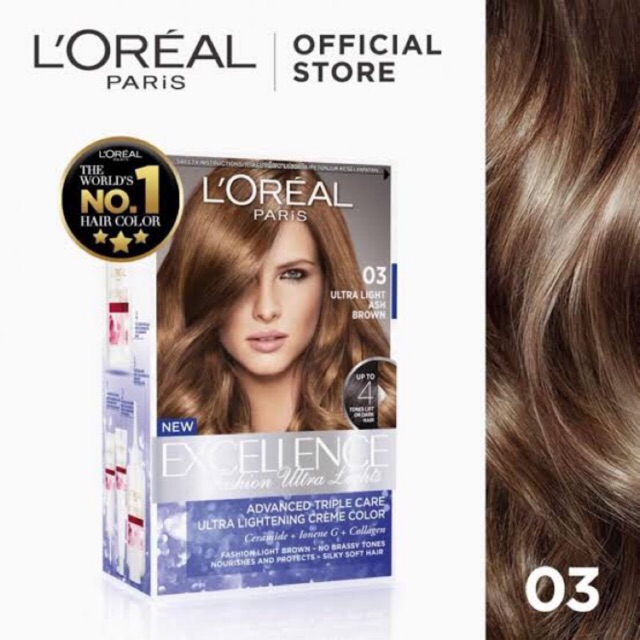  CAT  RAMBUT  LOREAL  PARIS EXCELLENCE FASHION ULTRA LIGHT 