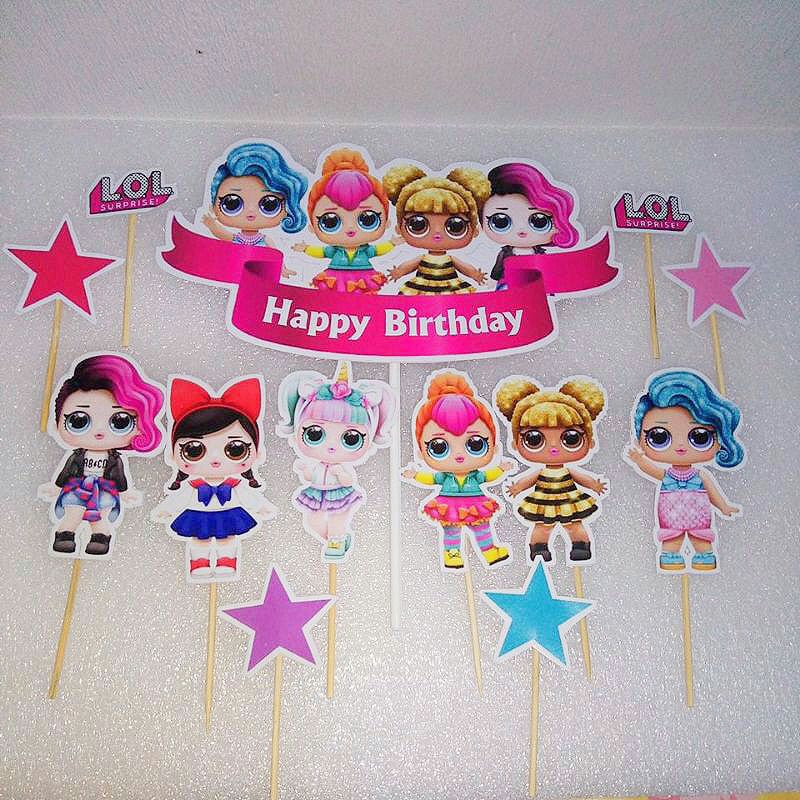 TOPPER CAKE LOL /HIASAN KUE ULANG TAHUN