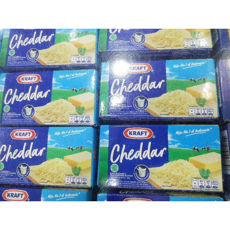 

Keju Kraft Cheddar 160gr