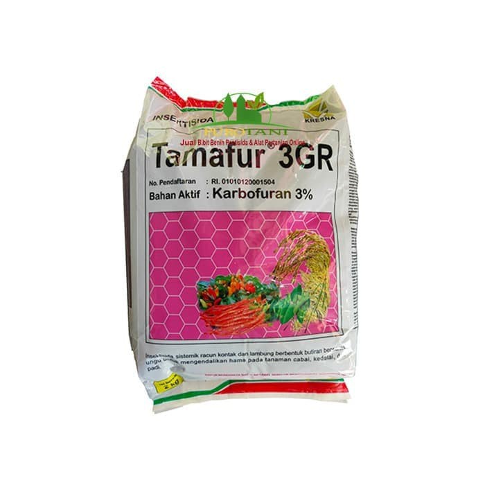 Tamafur 3 GR 2kg Karbofuran 3 % Basmi Ulat Wereng Penggerek