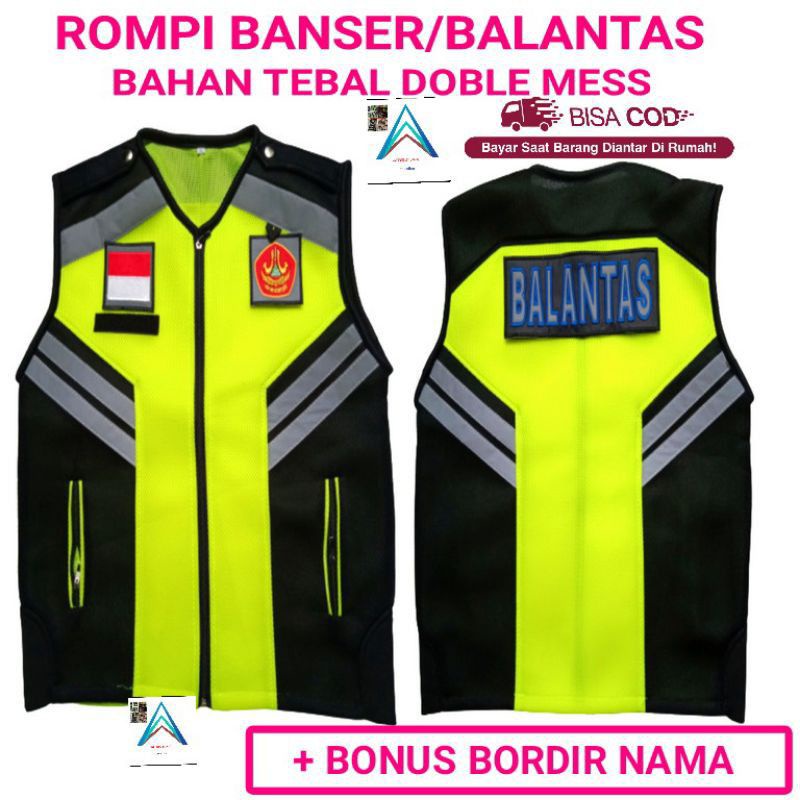 rompi banser / rompi balantas / romket banser / rompi banser provos / rompi doublemes