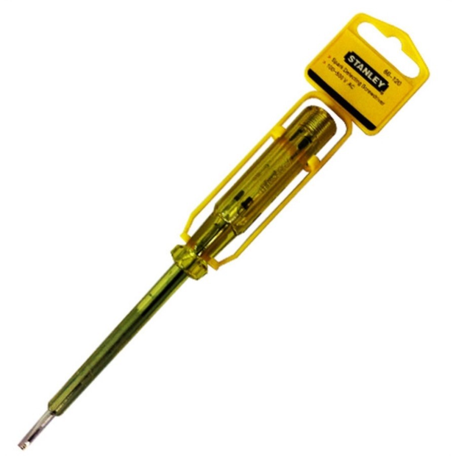 STANLEY Obeng Tespen/Listrik Body Besar 100-500V Spark Detecting