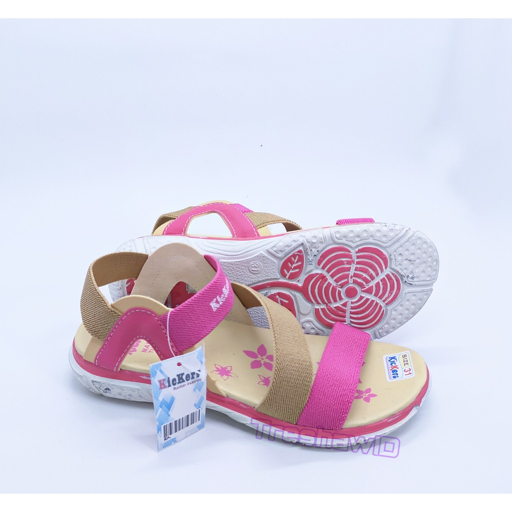 Sandal Anak Perempuan Elastis Kickers Best Seller