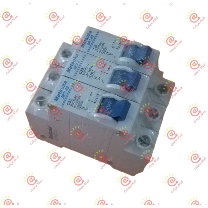 MCB Matsuka 1Phase 20A 25A 32A / MCB 20A MCB 25A MCB 32A 1 Phase Matsuka MK1-63