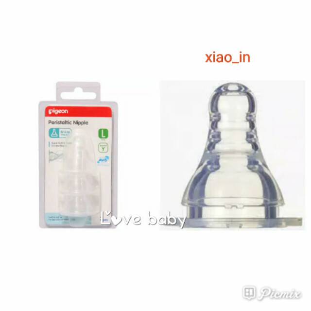 Pigeon Nipple sillicone isi 3pcs