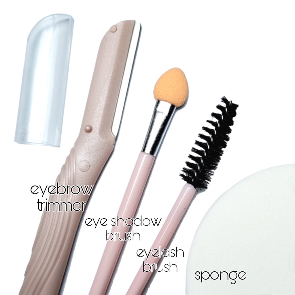 PERALATAN MAKE UP MATA + SPONS - EYE MAKE UP TOOLS + SPONGE ET001