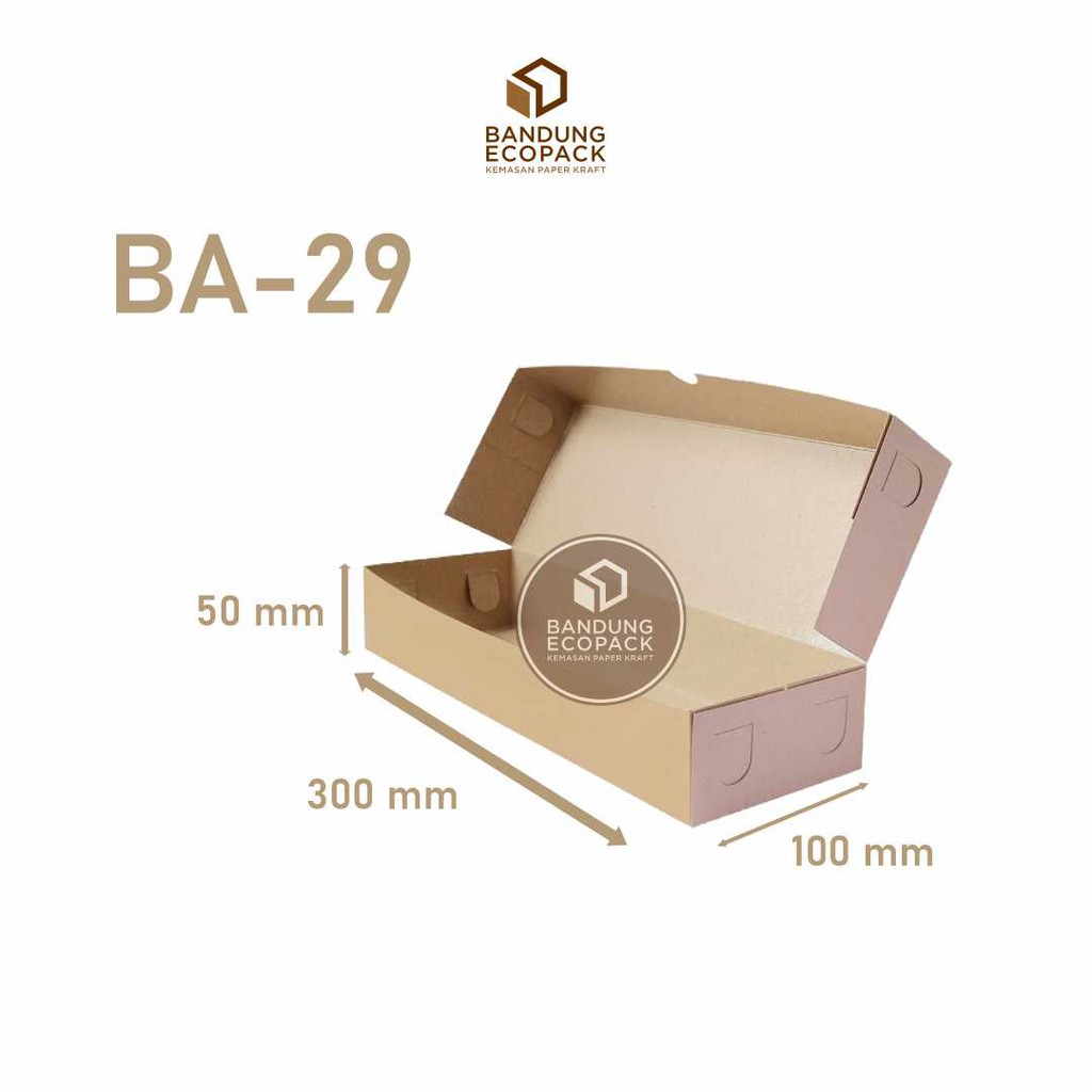 

(FREE DESAIN!!!) Box Kue/Snack/Donut/Bolu/Hijab Full Laminasi BA-29