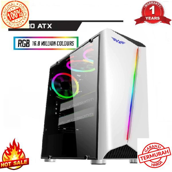 Terlaris PC Gaming i5 9400F (GTX1050Ti + Led 24”)