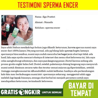 Jual Obat Penyubur Sperma, Pengental Sperma Pria, Mani Encer