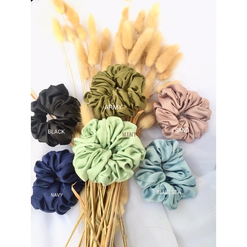 Scrunchie Mini Valvet Premium/ Kunciran rambut Ori