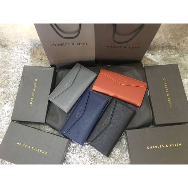 Charles and keith long envelope wallet