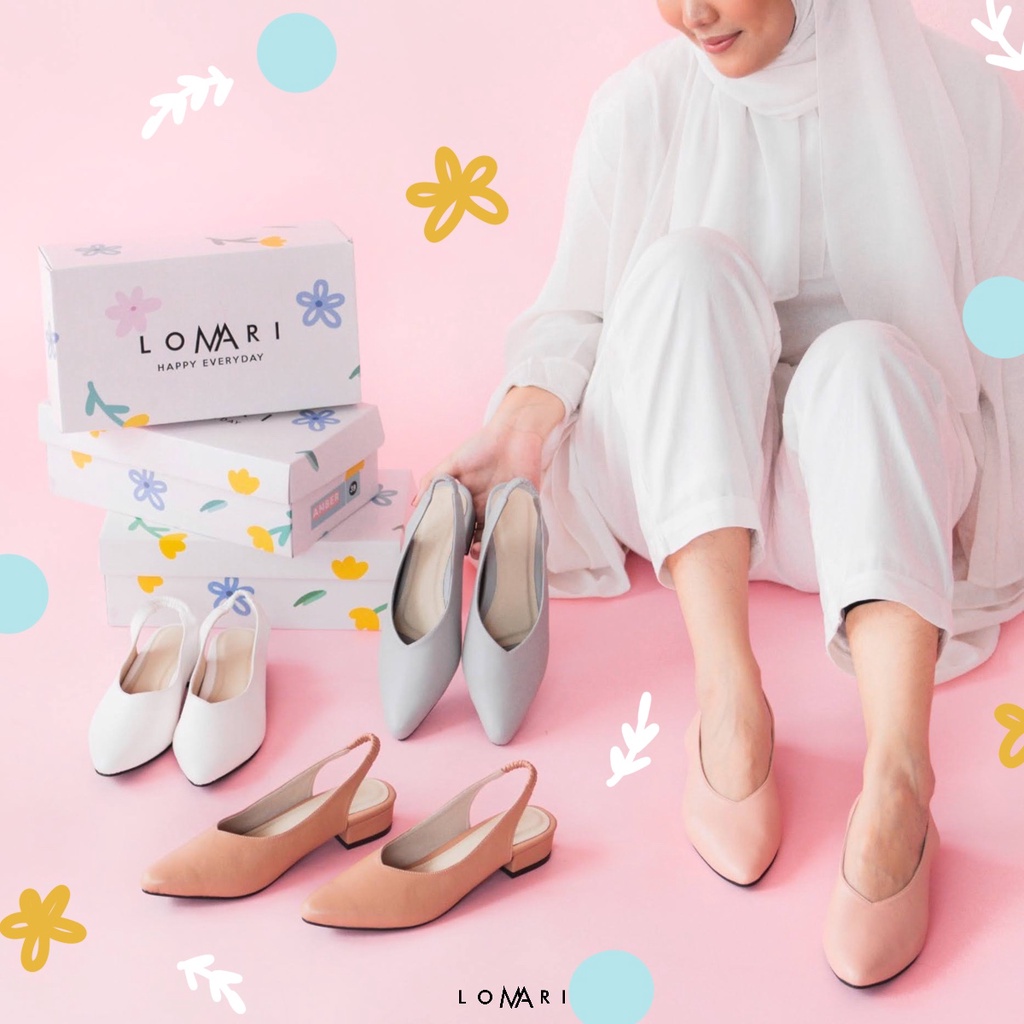 LANA SERIES LOMARI 3CM - Sepatu Heels Wanita